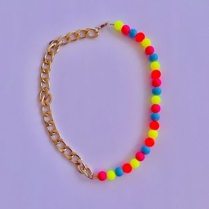 Cuban Link Neon Necklace